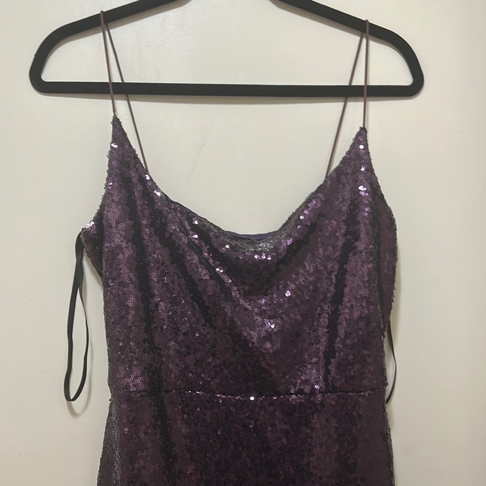 Purple party dress